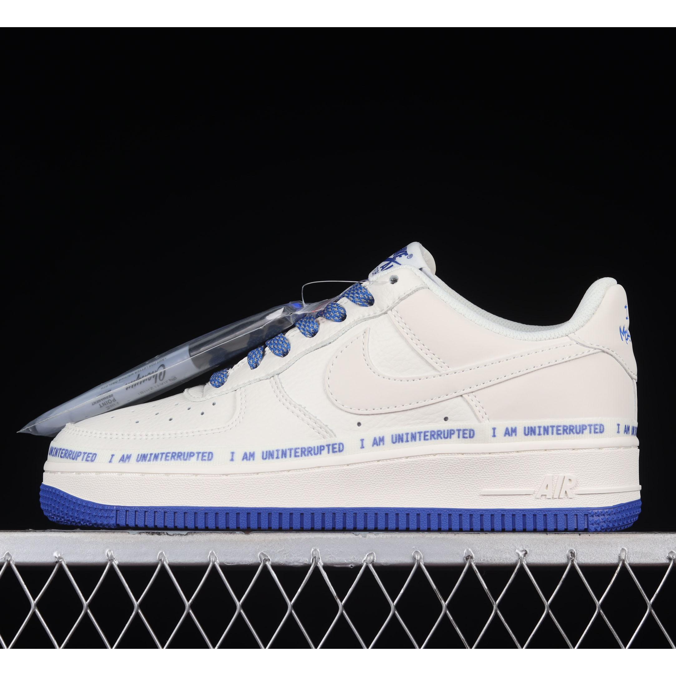 Ununterbrochener x Nk Air Force 1'07 Low „More Than“ Sneaker QA1127-811 - EUR FASHION