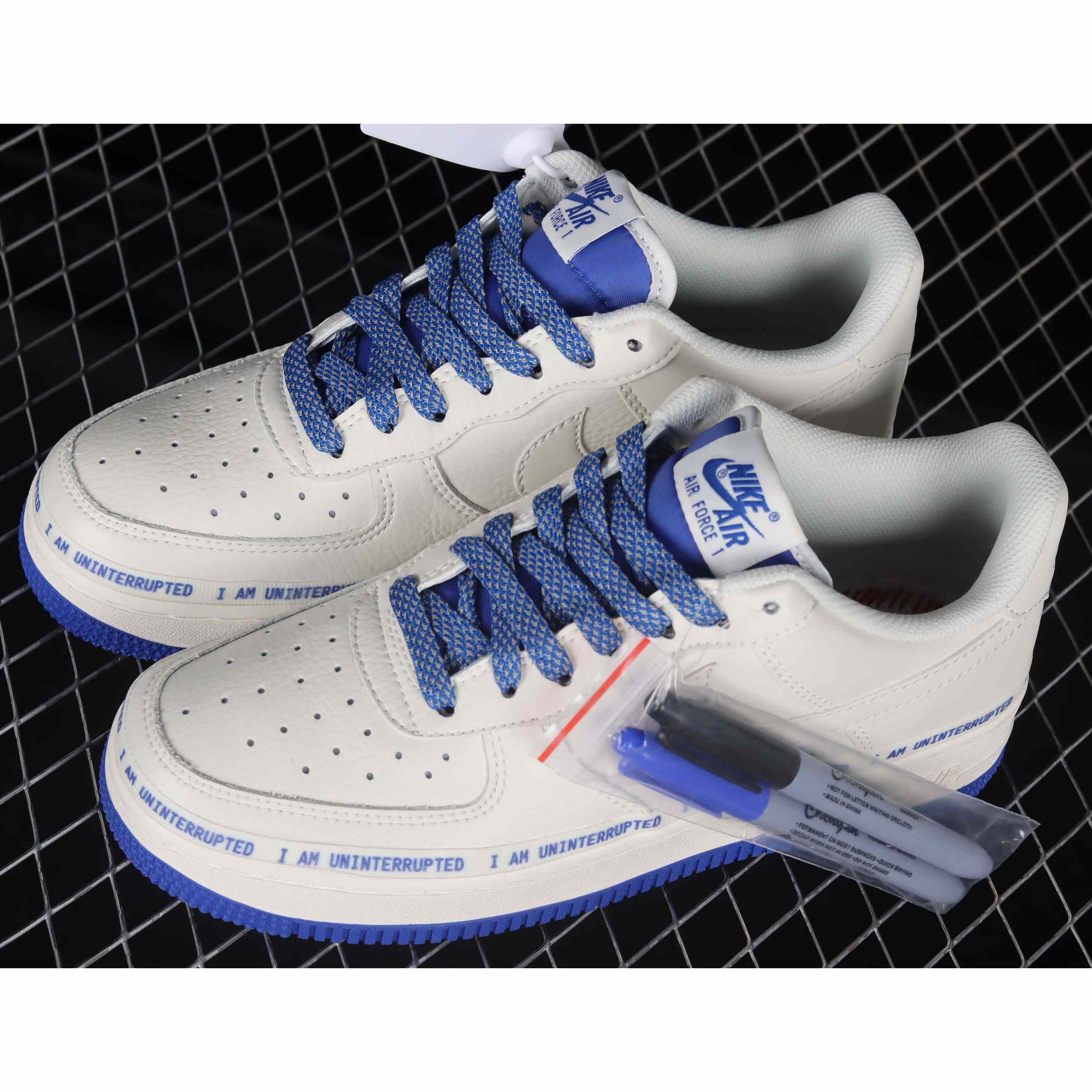 Ununterbrochener x Nk Air Force 1'07 Low „More Than“ Sneaker QA1127-811 - EUR FASHION