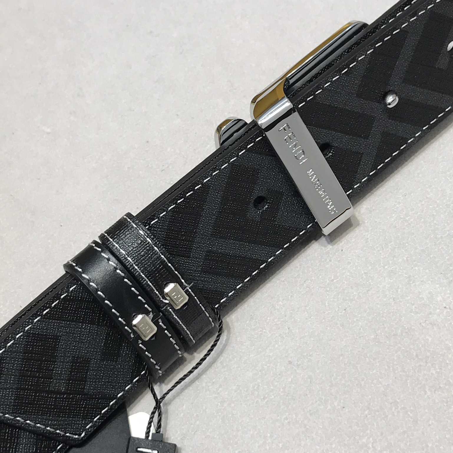 Fendi Schwarzer Ledergürtel - EUR FASHION