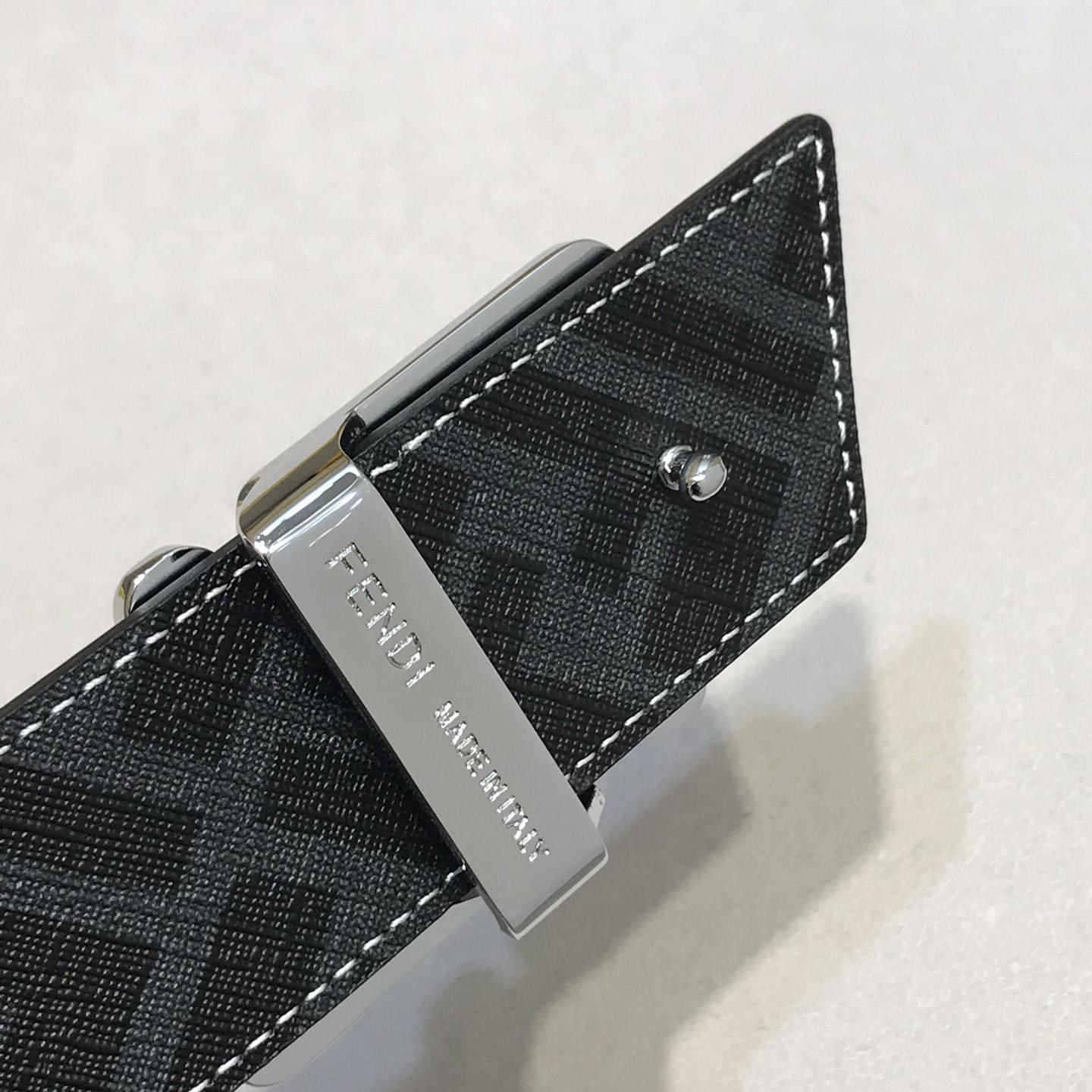 Fendi Schwarzer Ledergürtel - EUR FASHION