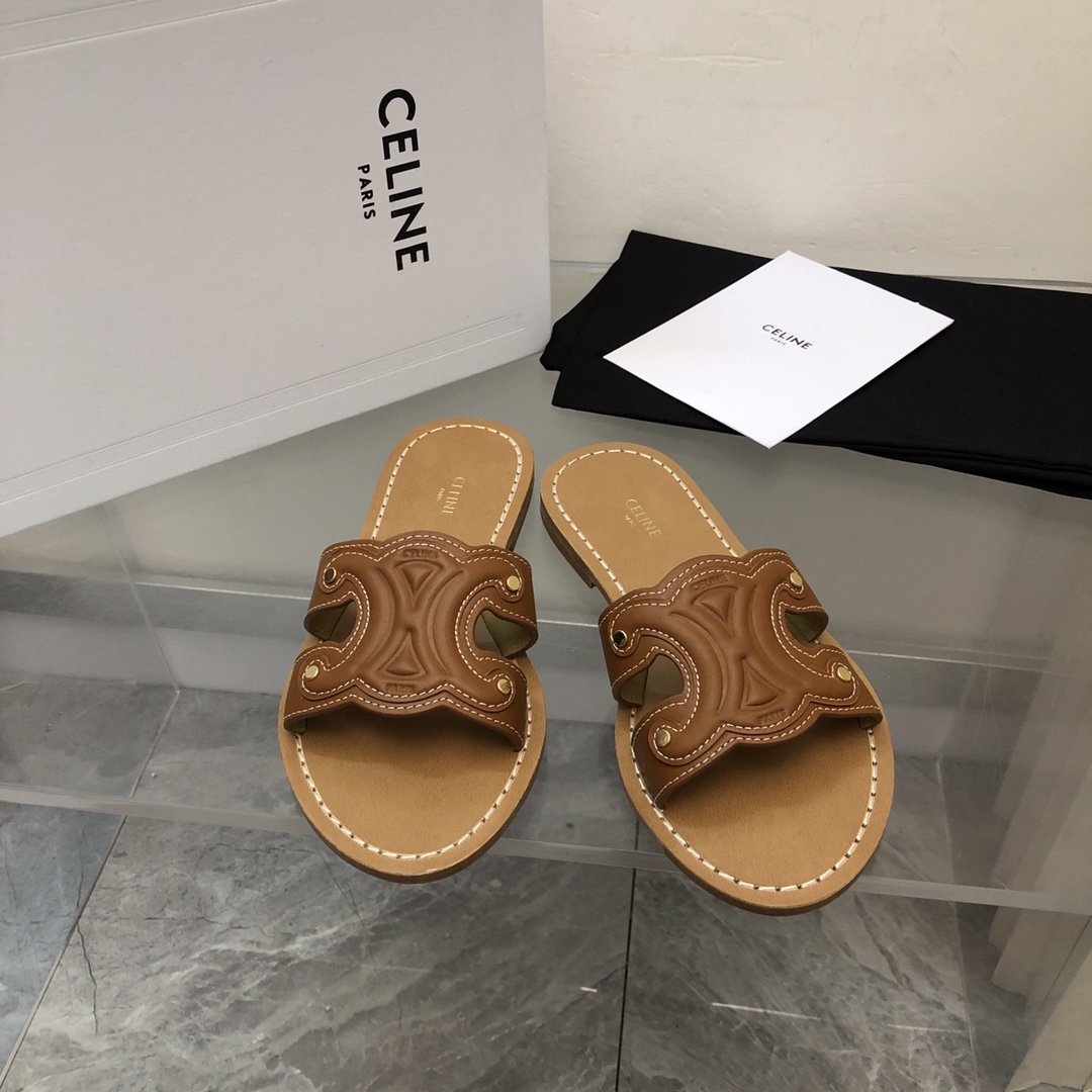 Celine Triomphe Mule aus Kalbsleder - EUR FASHION