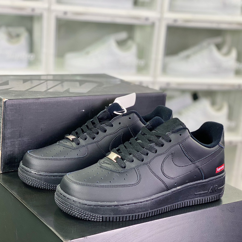 Supreme x Nike Air Force 1 Low 2020 „Schwarz“ Sneaker CU9225-001 - EUR FASHION