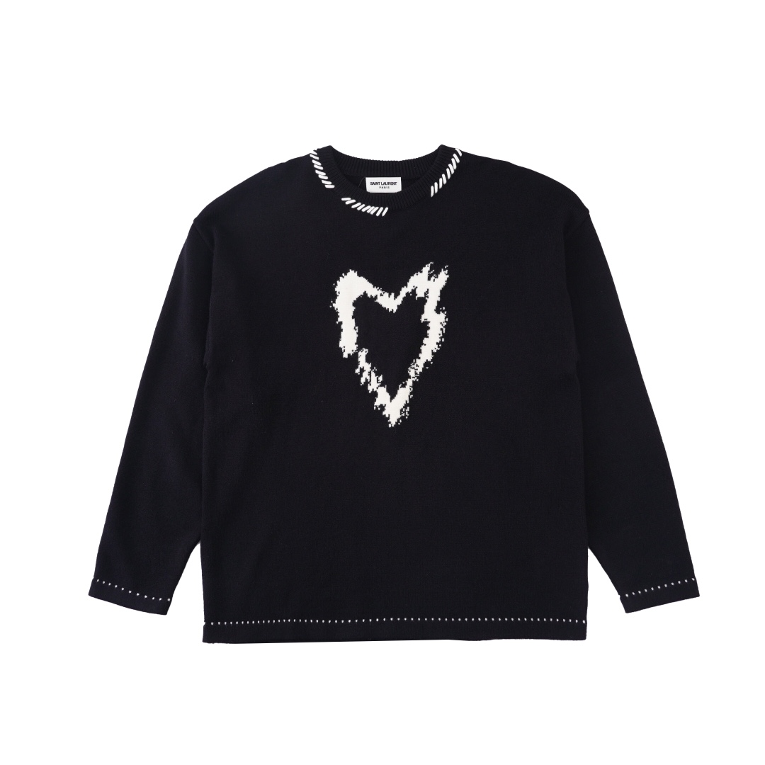 Saint Laurent Herzpullover - EUR FASHION