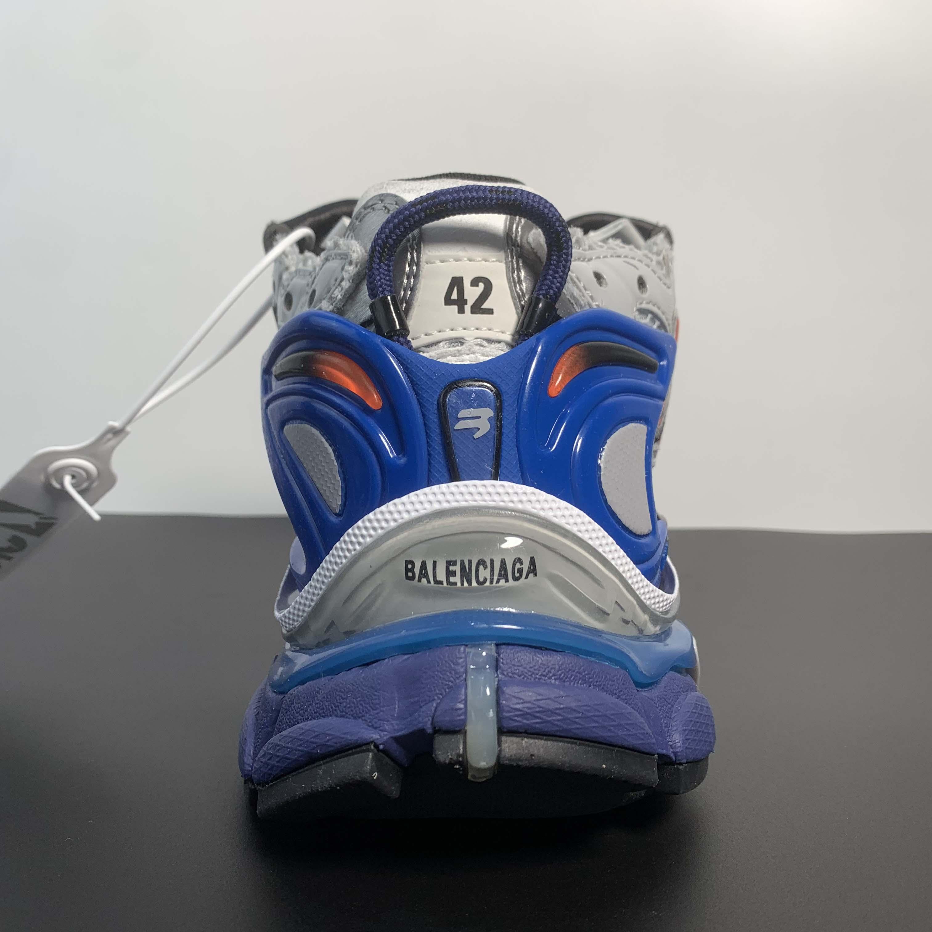 Balenciaga Runner Graffiti-Sneaker in Blau - EUR FASHION