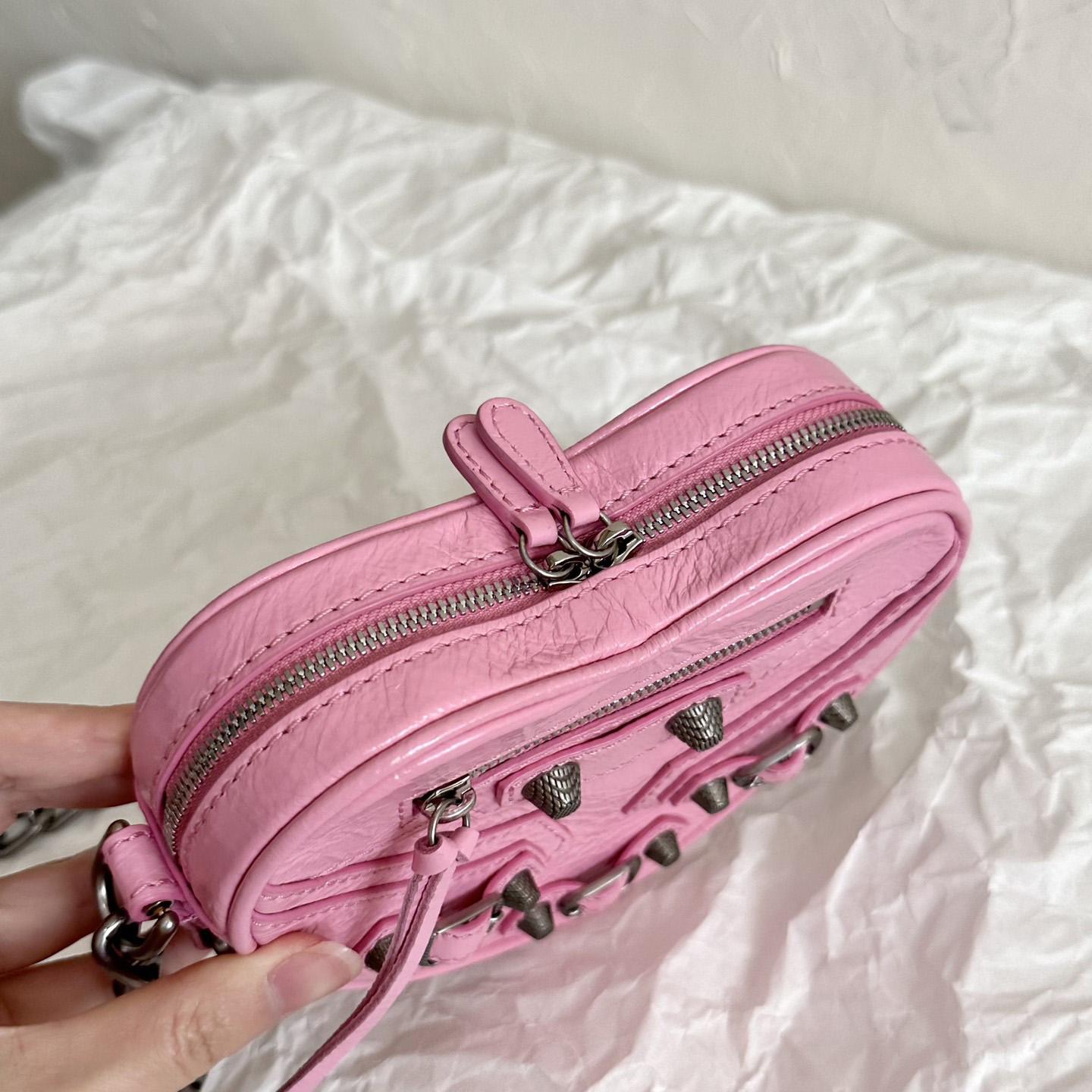 Balenciaga Le Cagole Heart Mini-Tasche in Rosa (16–12,7–4,5 cm) - EUR FASHION
