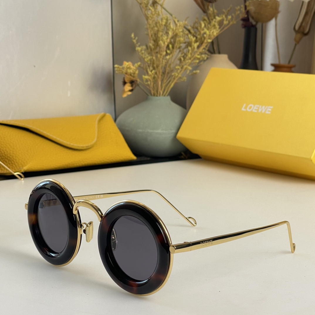 Loewe Runde Sonnenbrille aus Acetat LW40094U - EUR FASHION