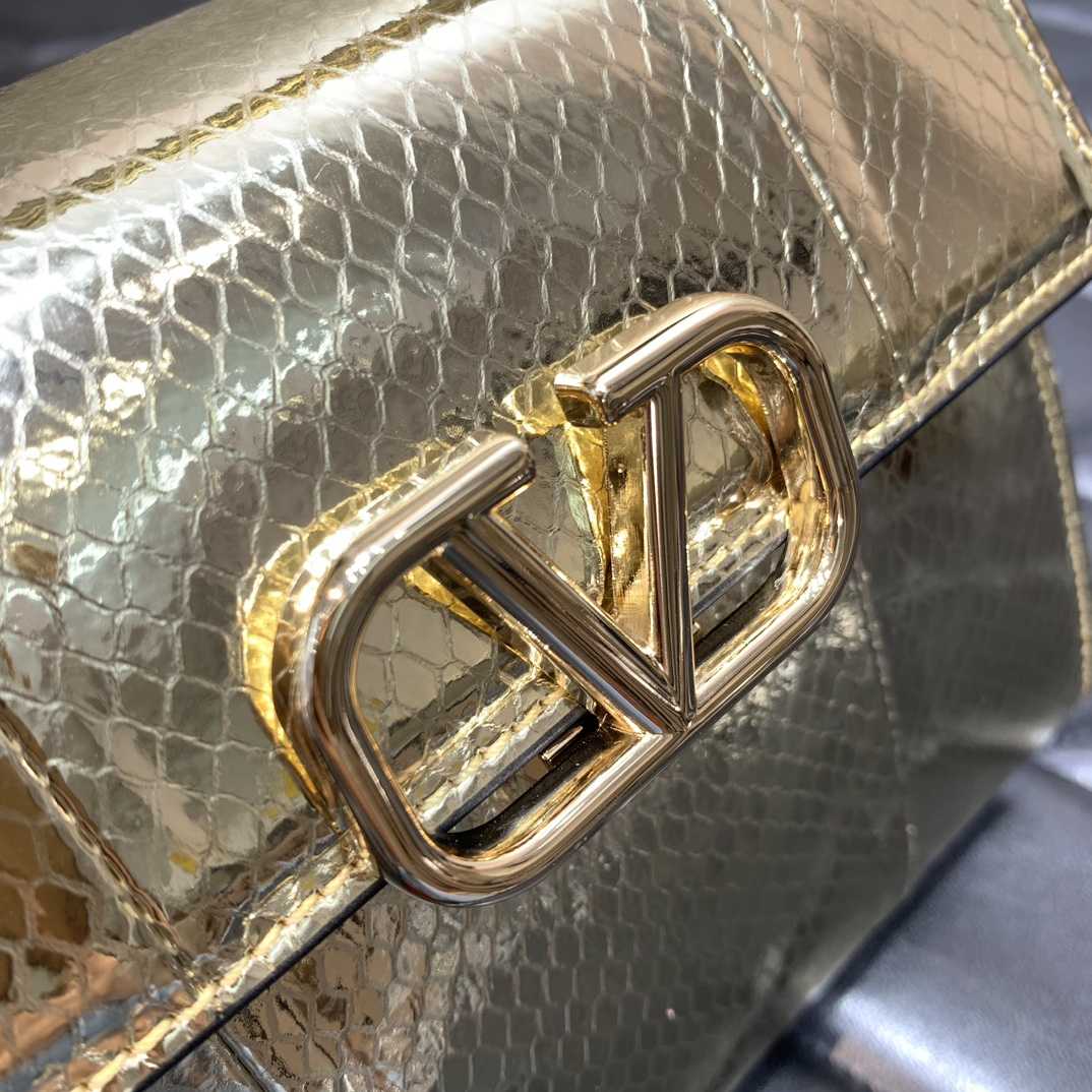 Valenti Kleine Vsling Metallic Ayers Lederhandtasche - EUR FASHION