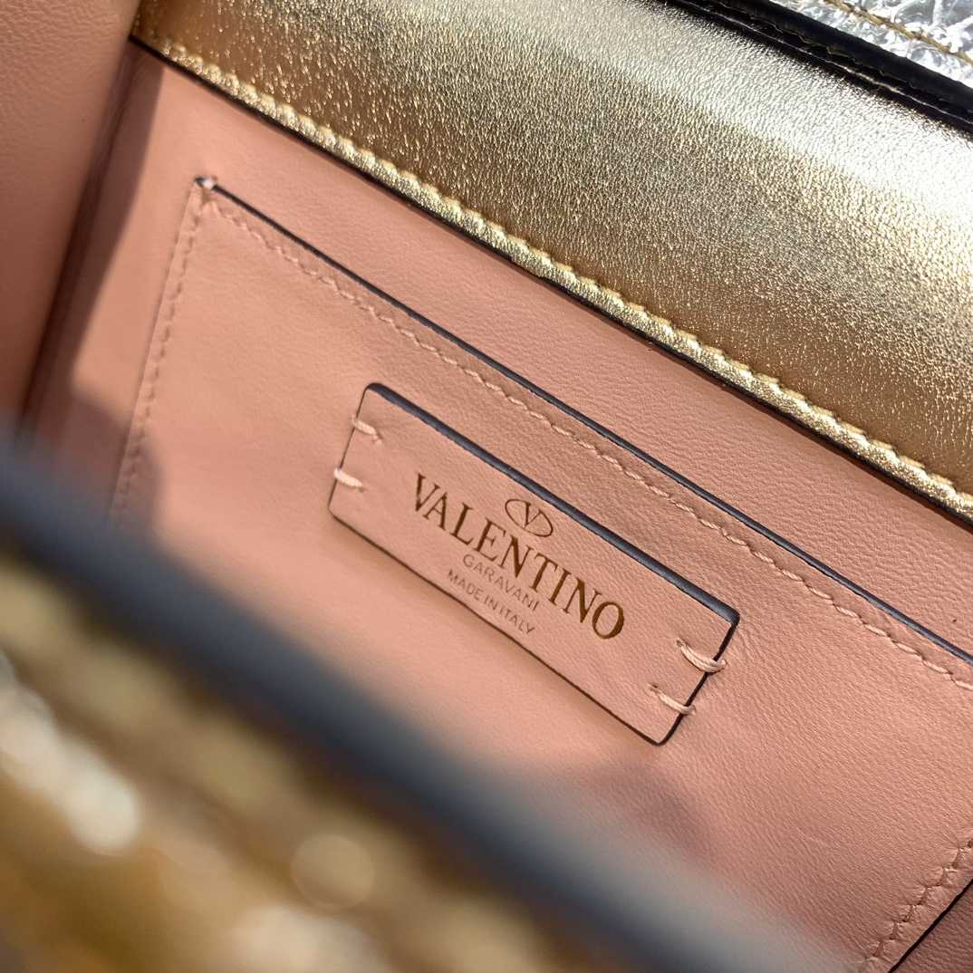 Valenti Kleine Vsling Metallic Ayers Lederhandtasche - EUR FASHION