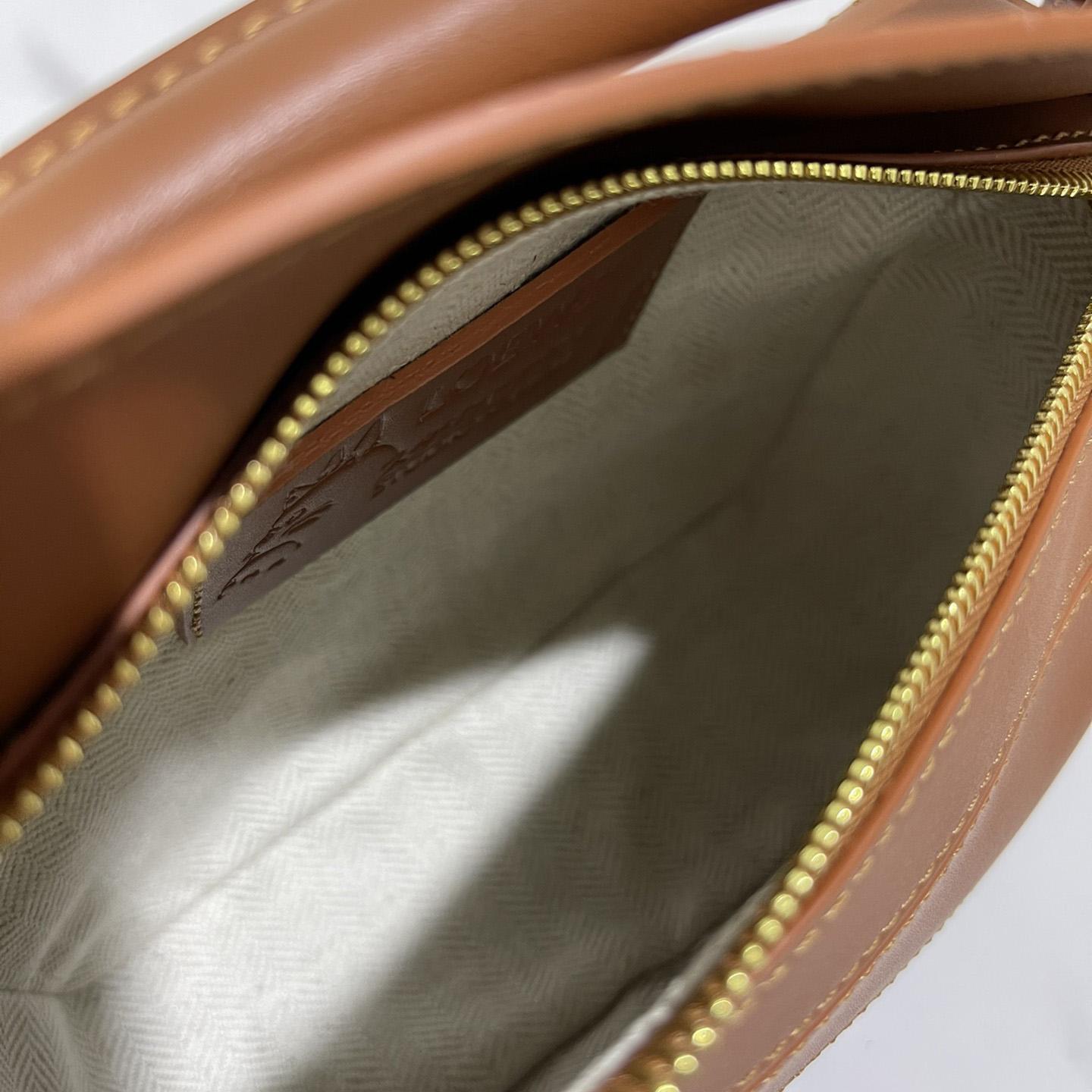 Loewe Calcifer Mini Puzzle-Tasche aus satiniertem Kalbsleder und Kristall - EUR FASHION