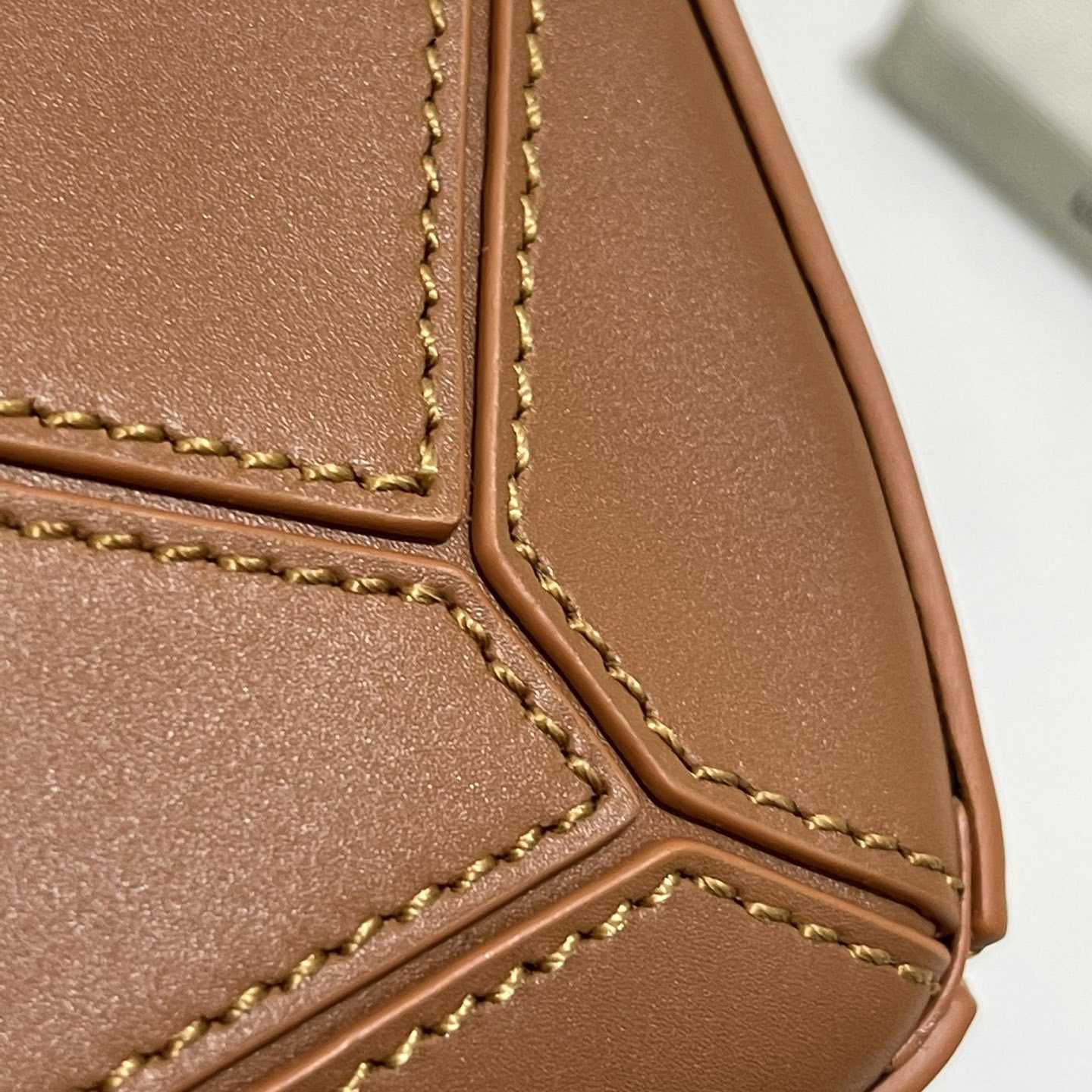 Loewe Calcifer Mini Puzzle-Tasche aus satiniertem Kalbsleder und Kristall - EUR FASHION