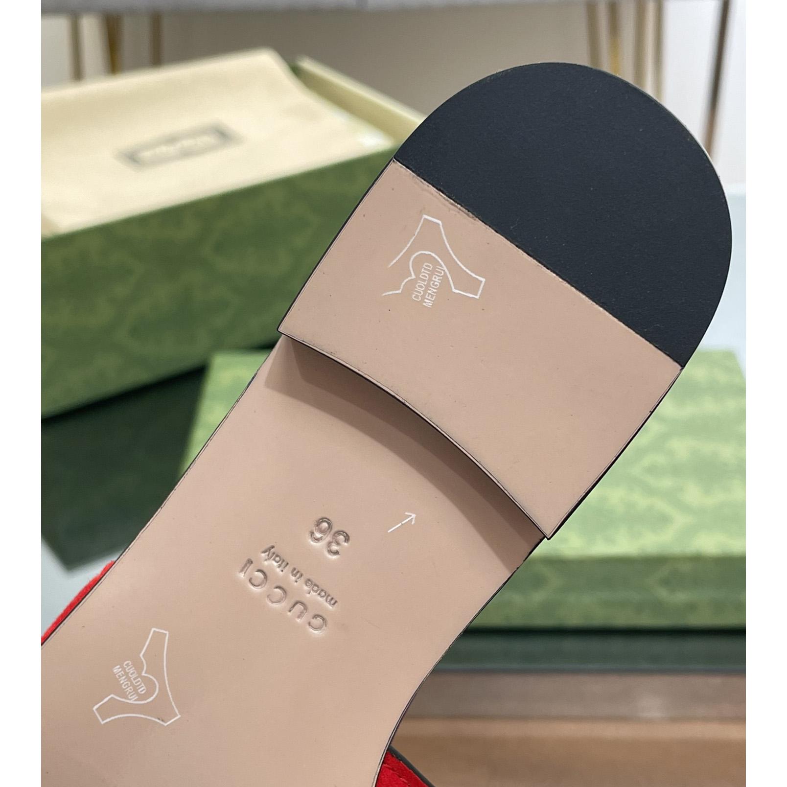 Gucci Damen-Slide-Sandale mit ineinandergreifendem G-Ausschnitt - EUR FASHION