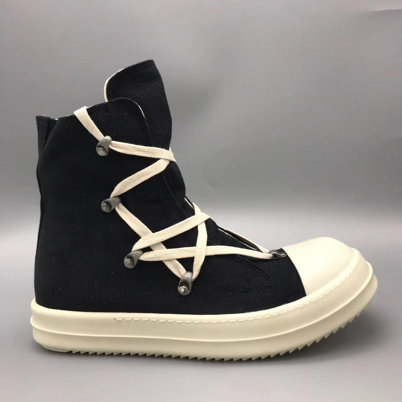 Rick Owens Drkshdw Schwarze Sechseck-Sneaker - EUR FASHION