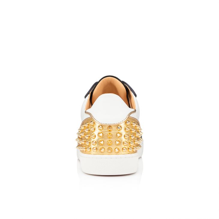 Christian Louboutin Seavaste 2 Low-Top-Sneaker – King-Stoff und Spikes – Mehrfarbig - EUR FASHION