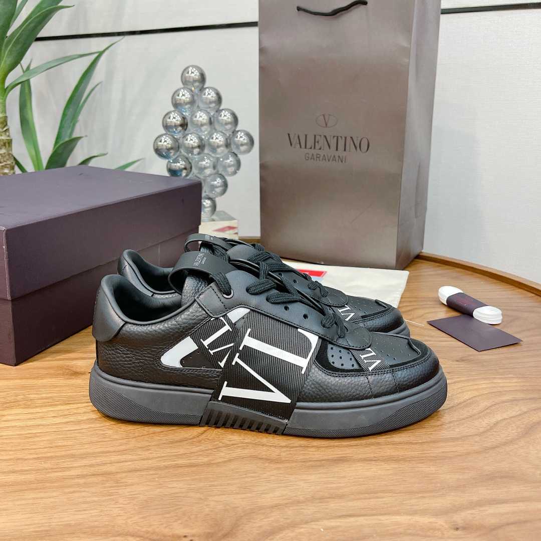 Valenti Low-Top-Sneaker VL7N aus Kalbsleder mit Bändern - EUR FASHION