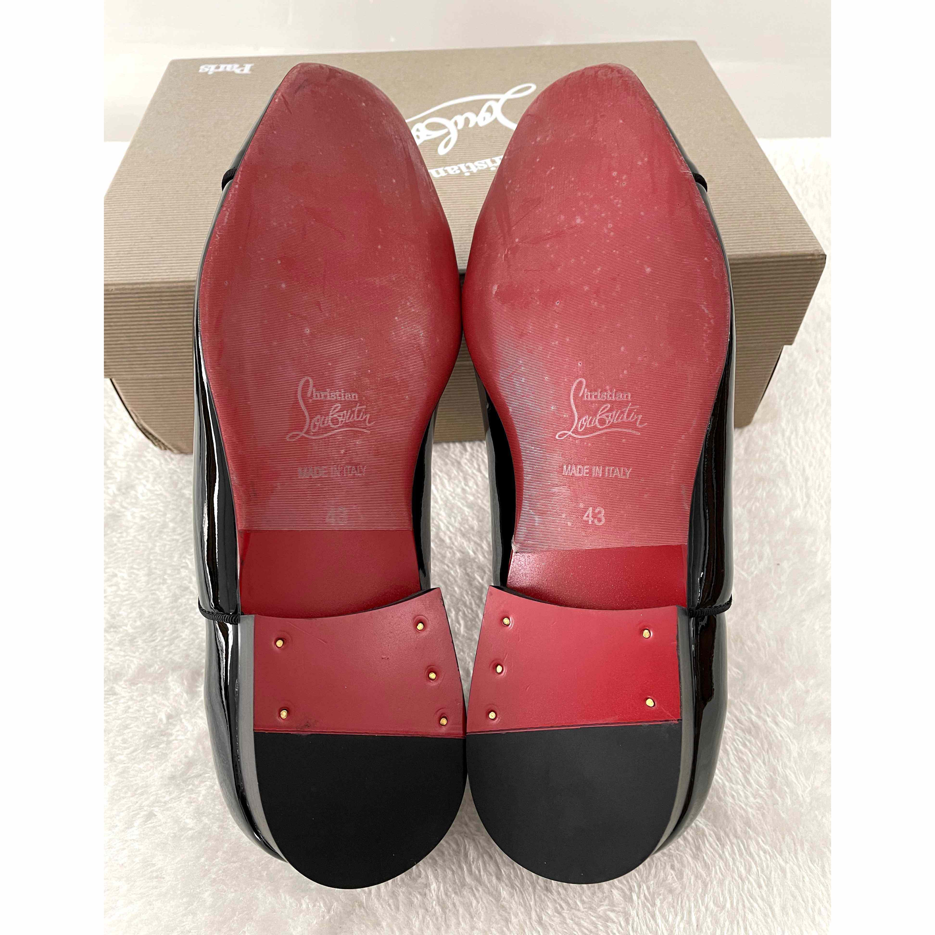 Christian Louboutin Greggy Chick Oxford-Schuhe aus Lackleder - EUR FASHION