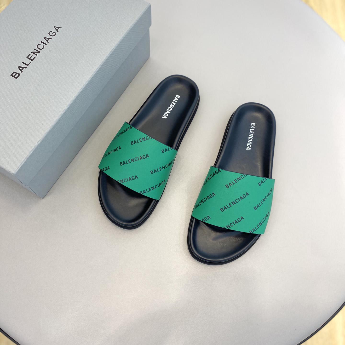 Balenciaga Logo Slide Sandale - EUR FASHION