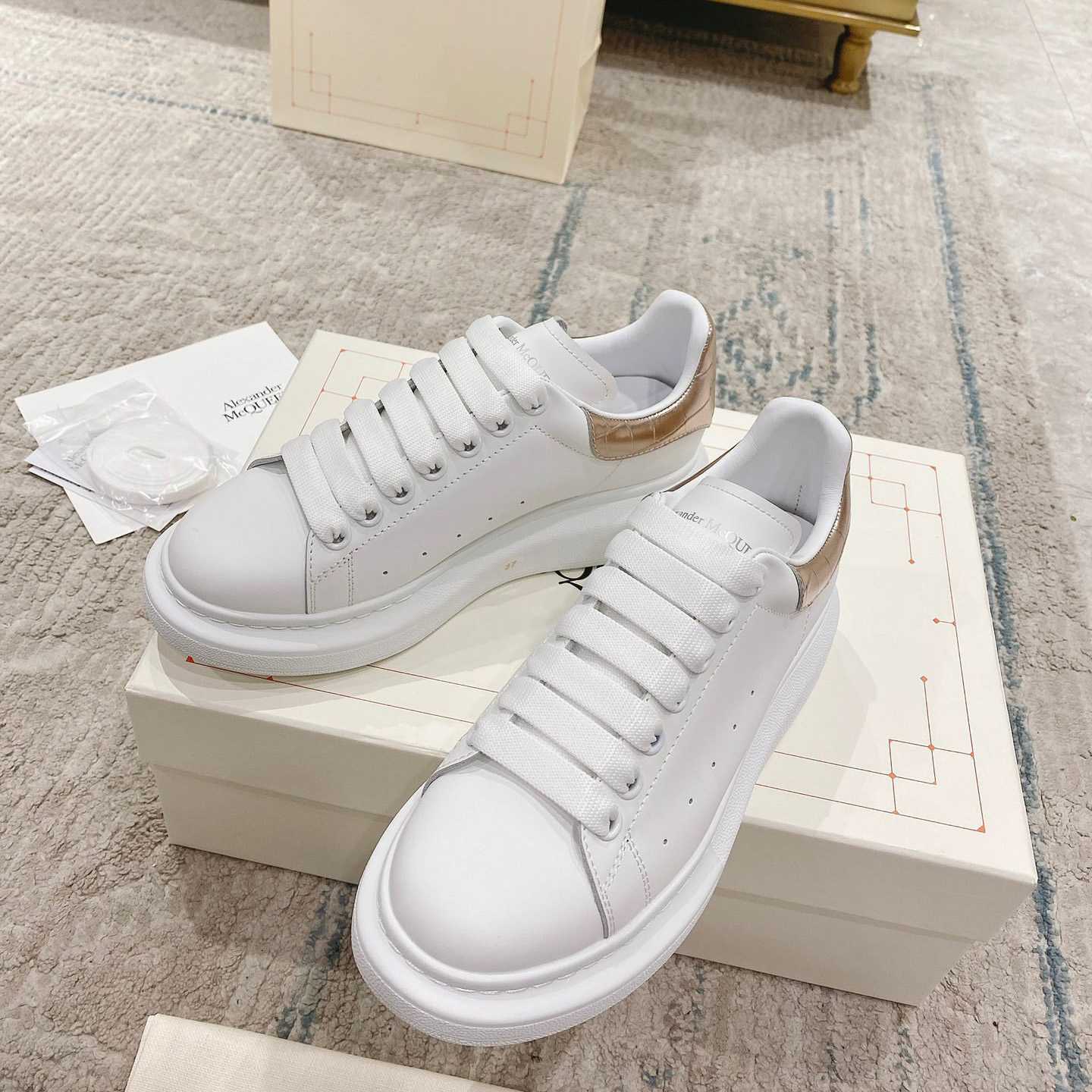 Alexander Mqueen – Übergroßer Sneaker in Weiß - EUR FASHION