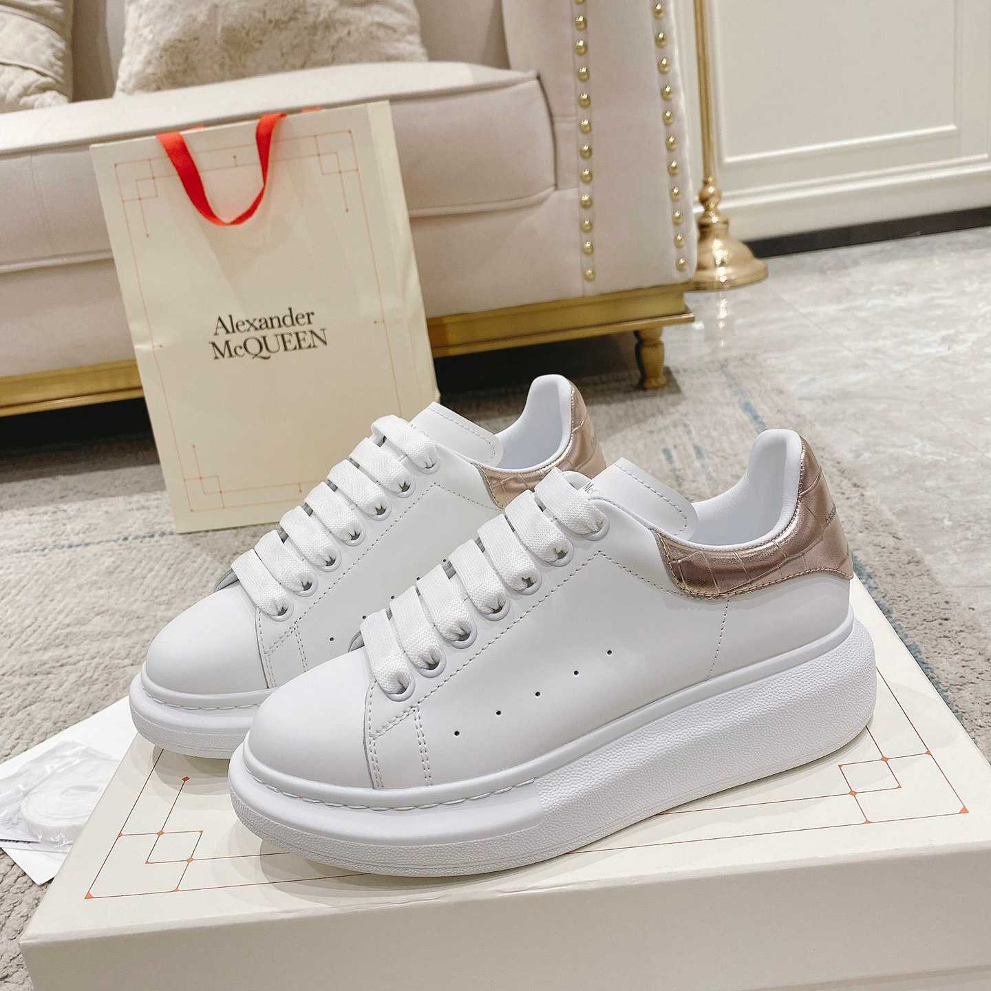 Alexander Mqueen – Übergroßer Sneaker in Weiß - EUR FASHION