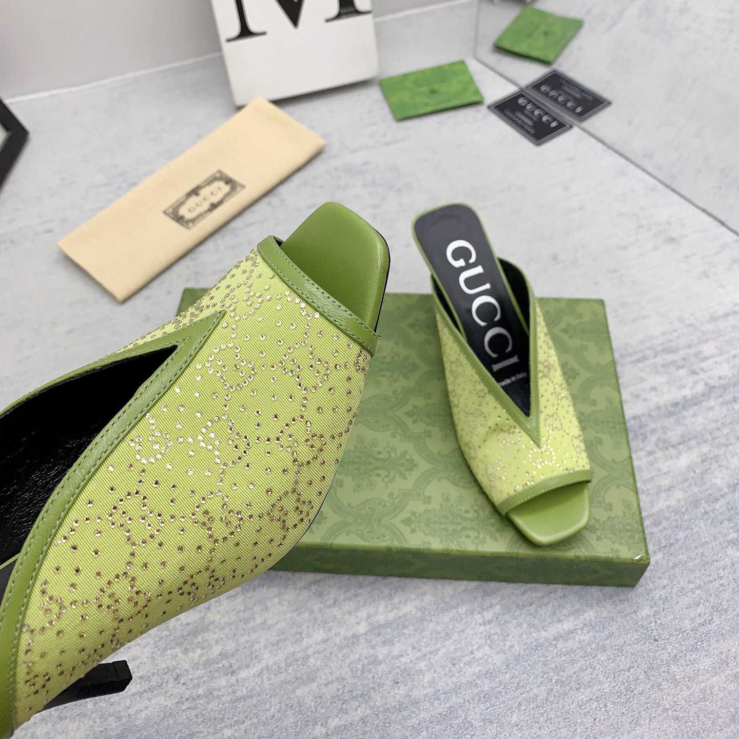 Gucci Damen GG Slide Sandale - EUR FASHION