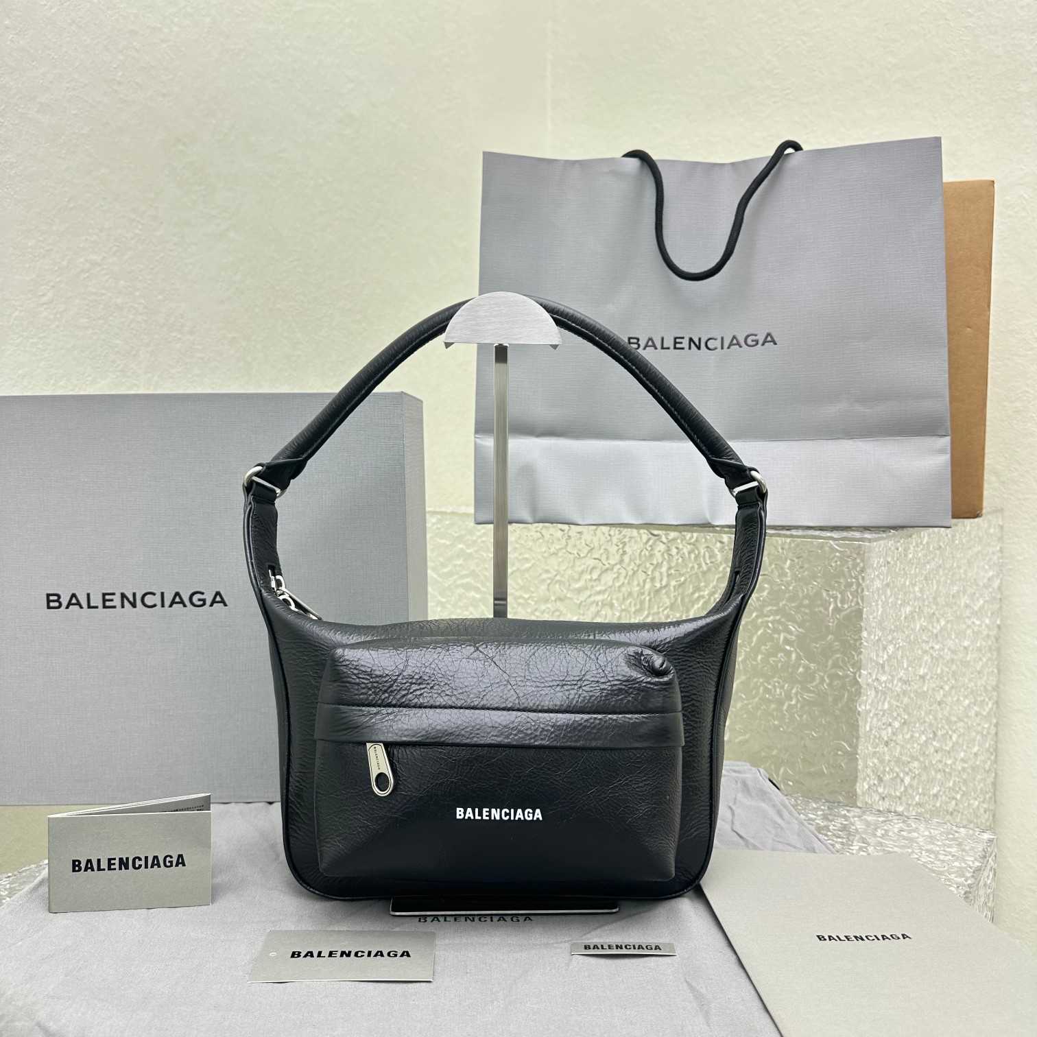 Balenciaga Raver Mittelgroße Tasche mit Griff in Schwarz - EUR FASHION