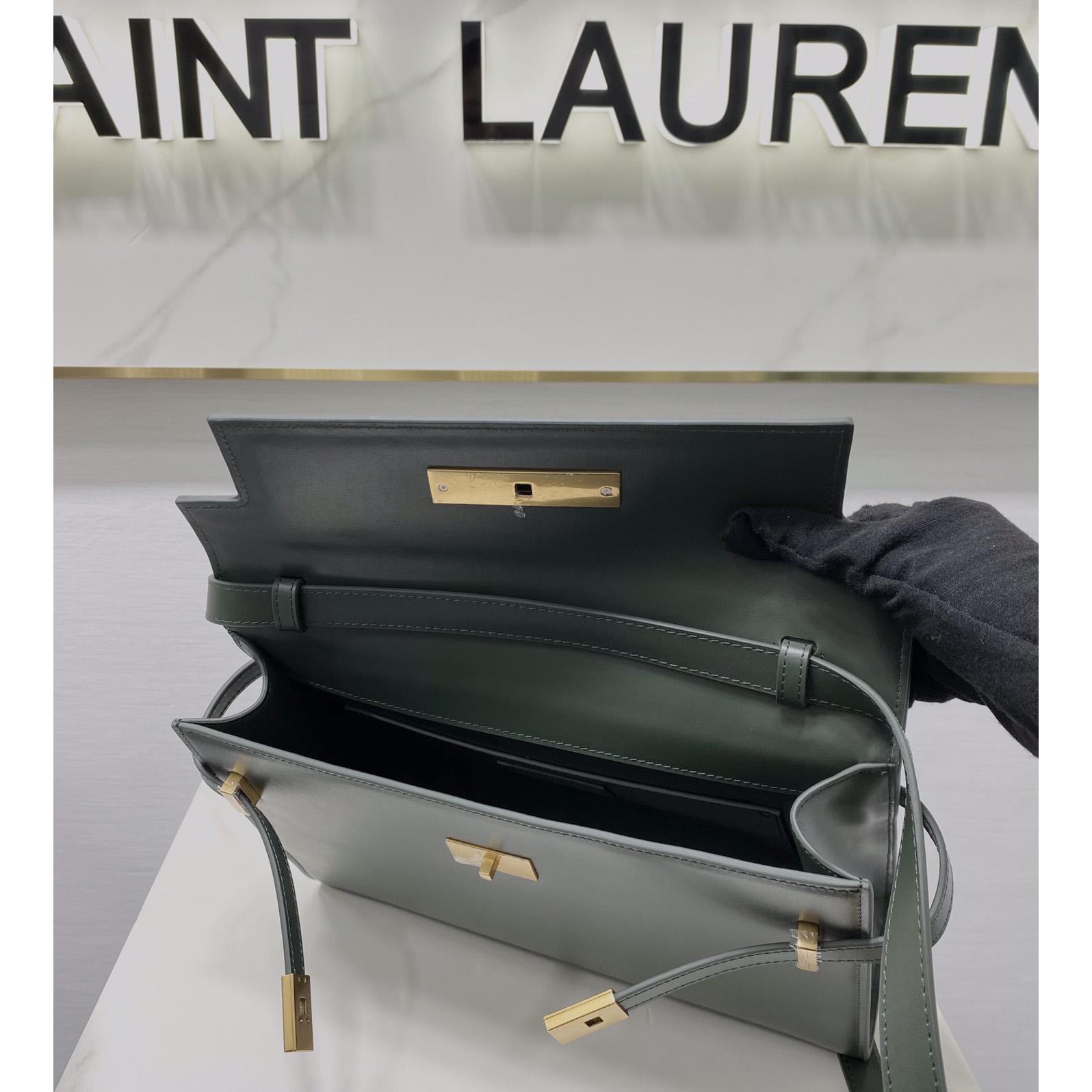 Saint Laurent Manhattan Umhängetasche aus Saint Laurent Leder - EUR FASHION