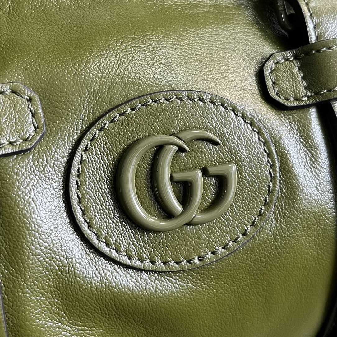 Kleine Gucci-Reisetasche mit farblich abgestimmtem Doppel-GG (28,5–16–16 cm) - EUR FASHION