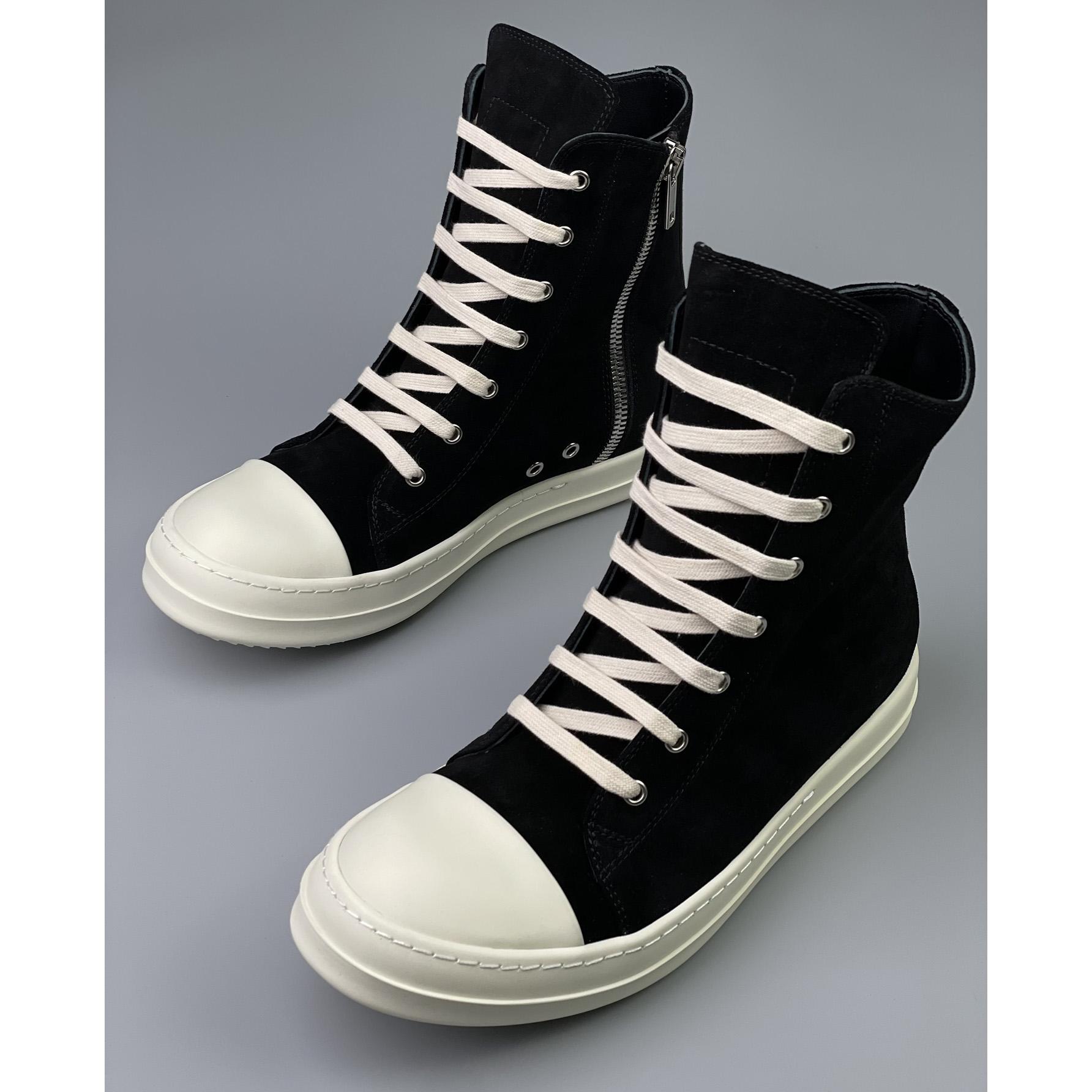 Rick Owens Leder-High-Top-Sneakers - EUR FASHION