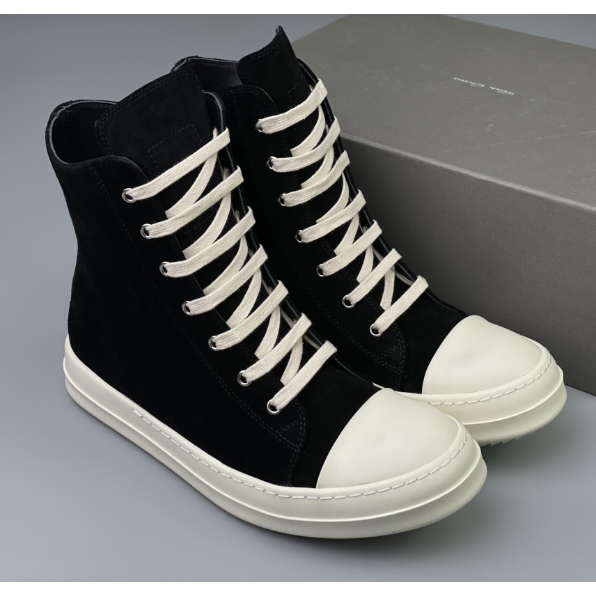 Rick Owens Leder-High-Top-Sneakers - EUR FASHION