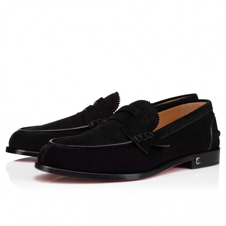 Christian Louboutin No Penny Loafers – Kalbsleder – Schwarz - EUR FASHION