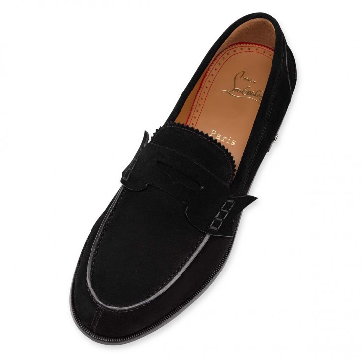 Christian Louboutin No Penny Loafers – Kalbsleder – Schwarz - EUR FASHION