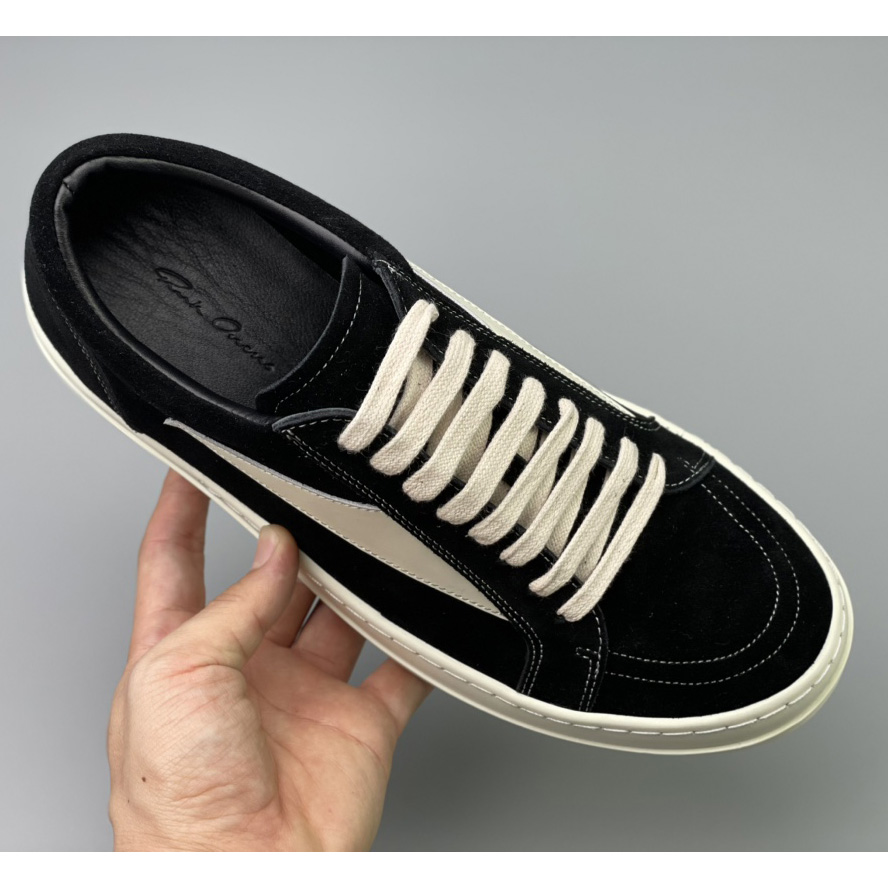 Low-Top-Sneakers aus Vintage-Wildleder von Rick Owens - EUR FASHION