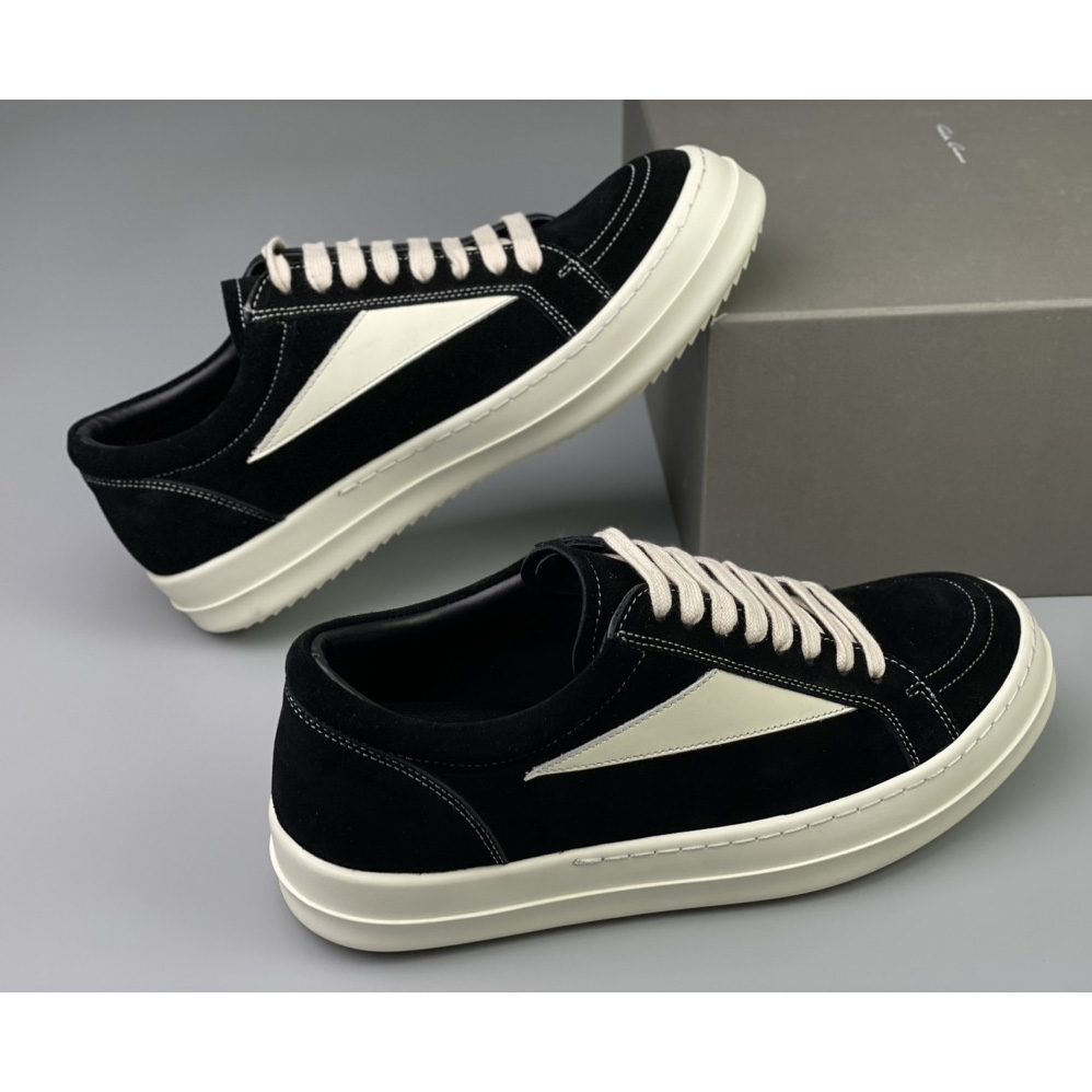 Low-Top-Sneakers aus Vintage-Wildleder von Rick Owens - EUR FASHION