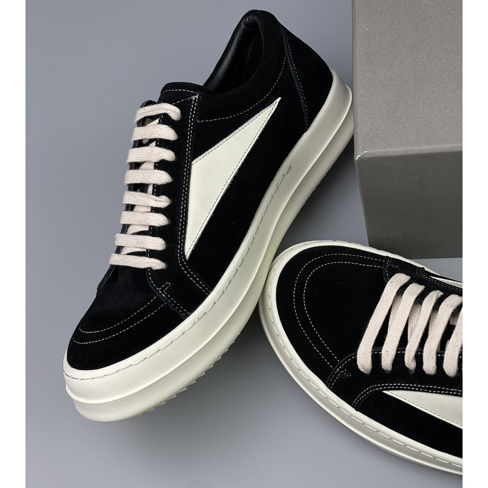 Low-Top-Sneakers aus Vintage-Wildleder von Rick Owens - EUR FASHION