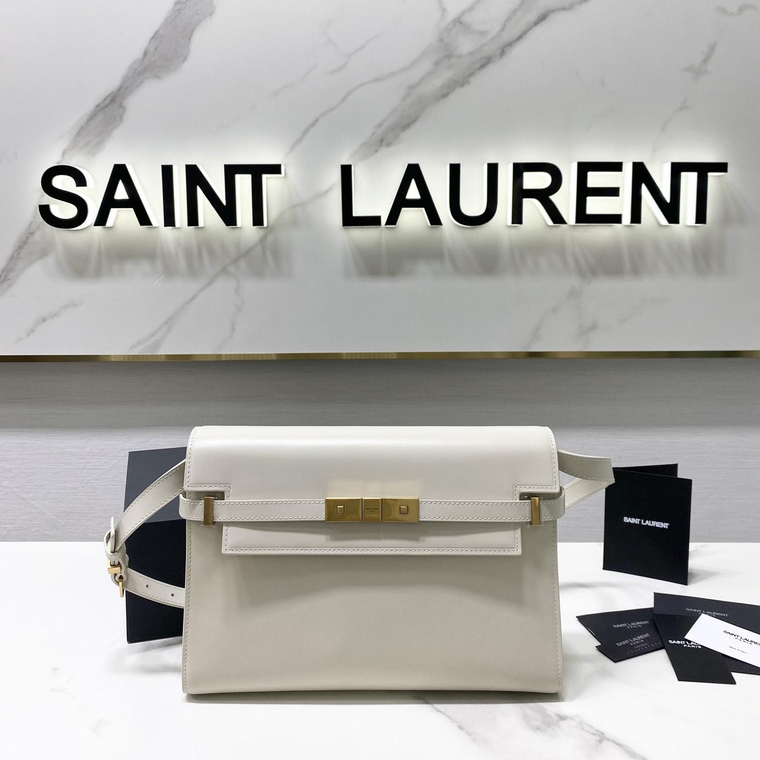 Saint Laurent Manhattan Umhängetasche aus Saint Laurent Leder - EUR FASHION