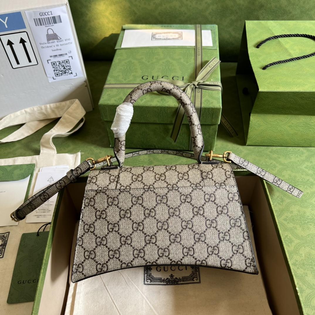 Gucci X Balenciaga The Hacker Project Kleine Sanduhr-Tasche (22,5–14,5–10 cm) - EUR FASHION