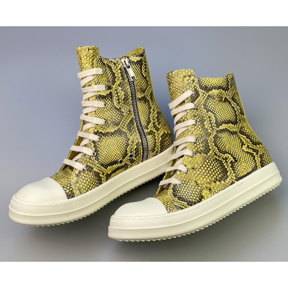 Rick Owens Python-Leder-Sneaker - EUR FASHION