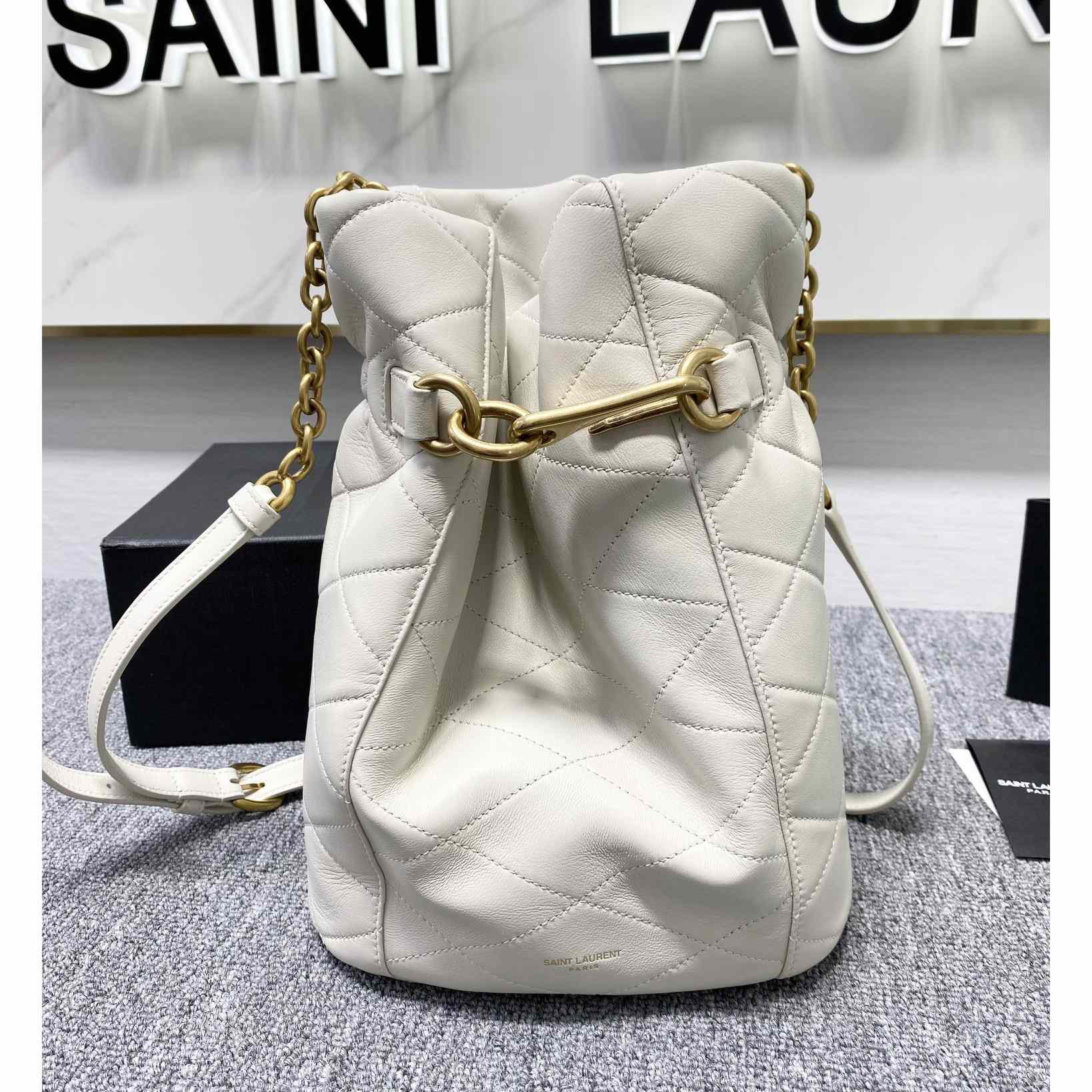 Saint Laurent Le Maillon Beuteltasche mit Haken (7,5 x 10,6 x 4,7 cm) - EUR FASHION