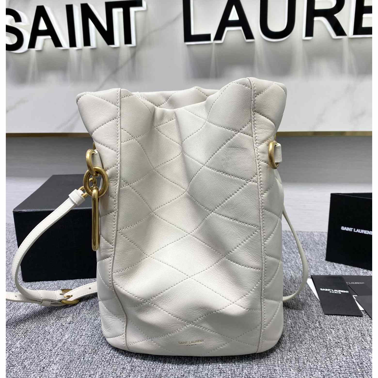 Saint Laurent Le Maillon Beuteltasche mit Haken (7,5 x 10,6 x 4,7 cm) - EUR FASHION