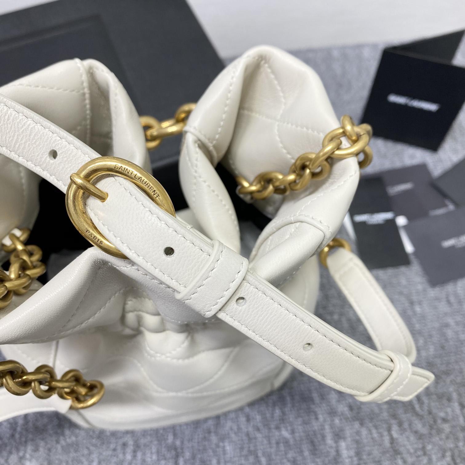 Saint Laurent Le Maillon Beuteltasche mit Haken (7,5 x 10,6 x 4,7 cm) - EUR FASHION