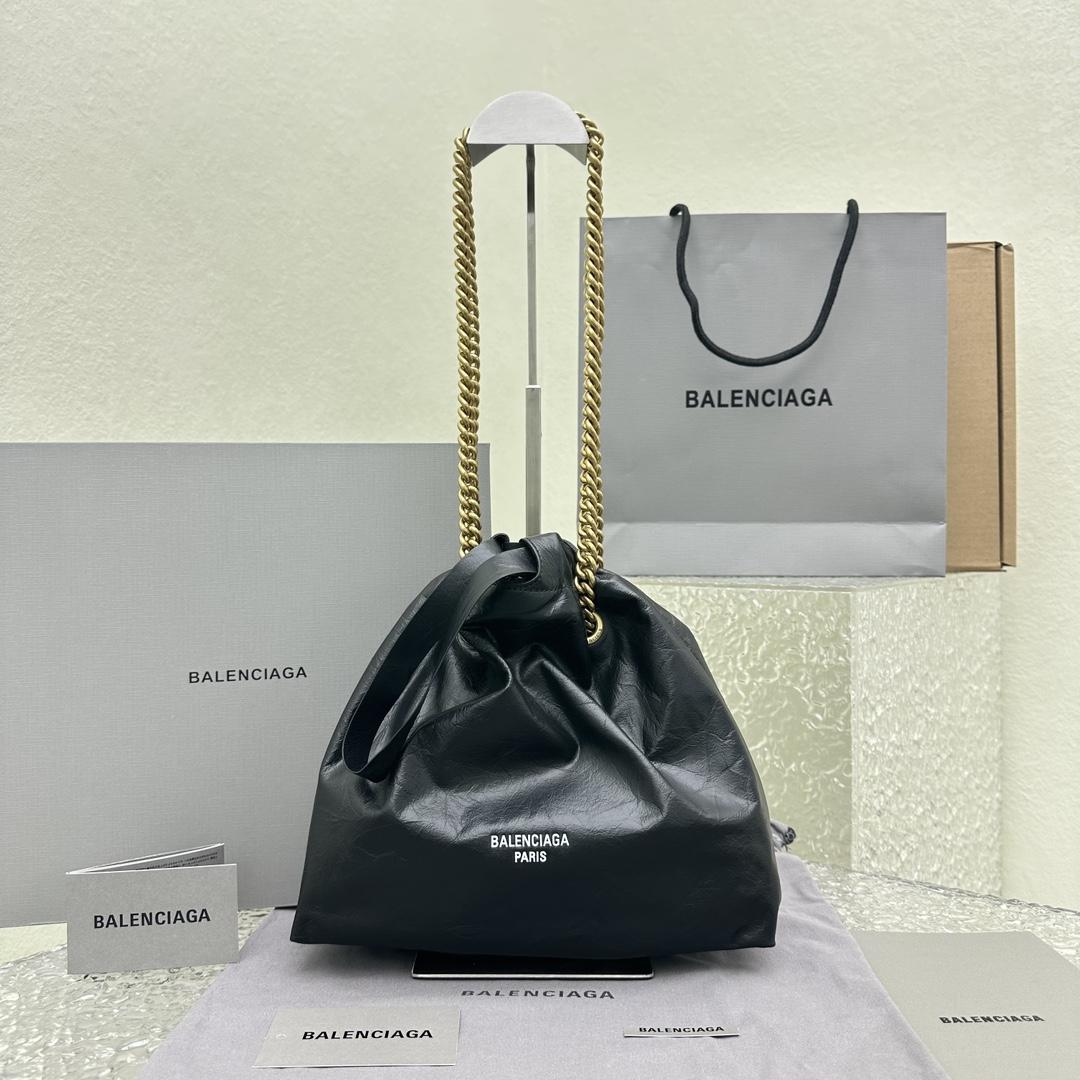 Balenciaga Crush Small Tote Bag für Damen in Schwarz - EUR FASHION