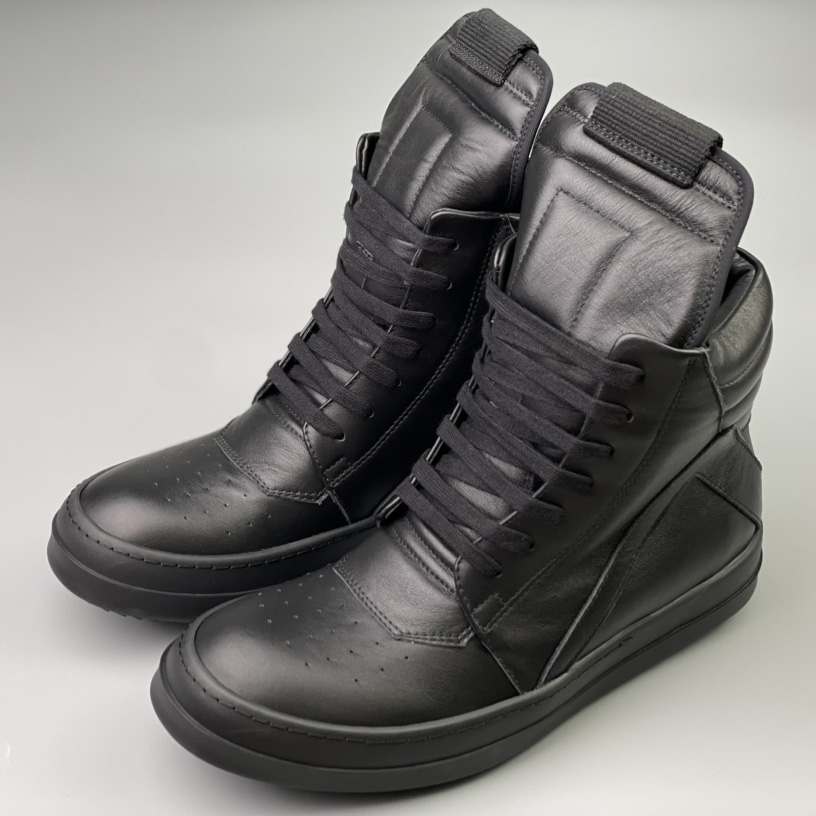 Rick Owens Leder-High-Top-Sneakers - EUR FASHION