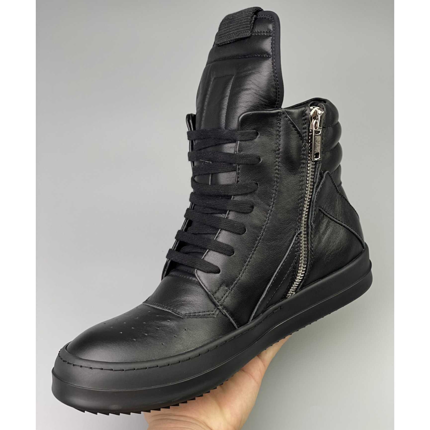 Rick Owens Leder-High-Top-Sneakers - EUR FASHION