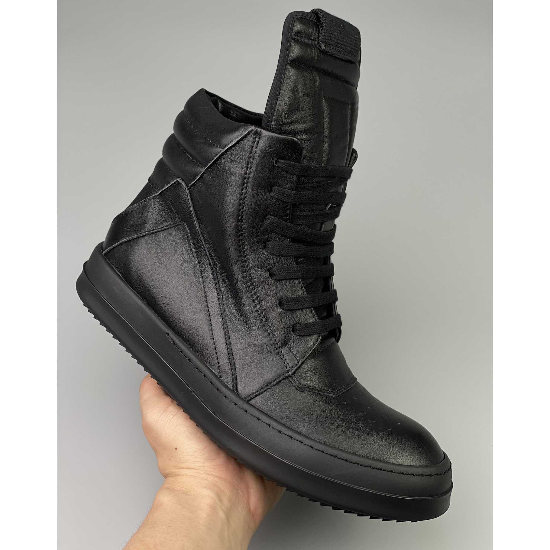 Rick Owens Leder-High-Top-Sneakers - EUR FASHION