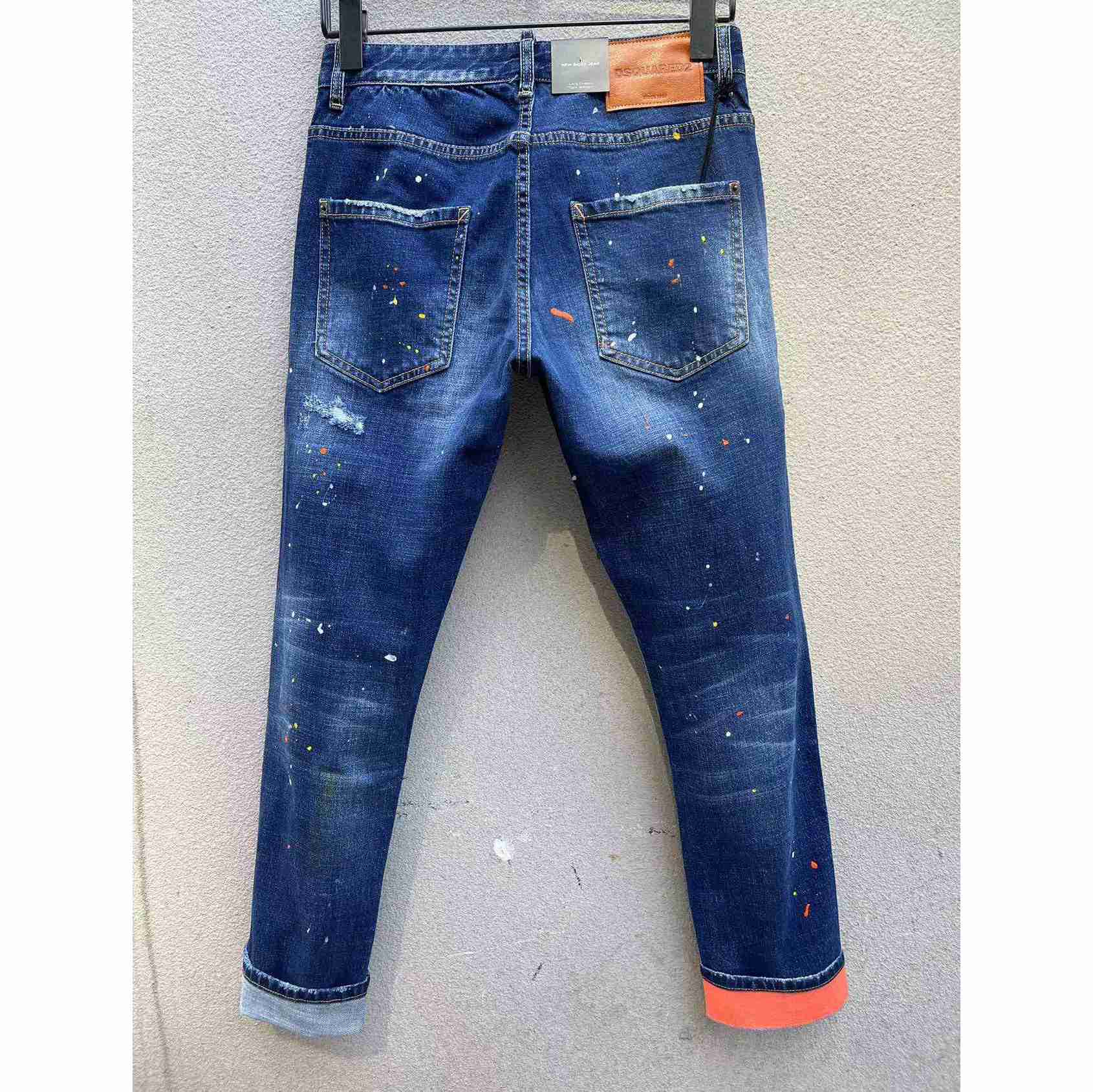 Dsquared2 Tidy Biker Slim-Fit Jeans DSQ108 - EUR FASHION