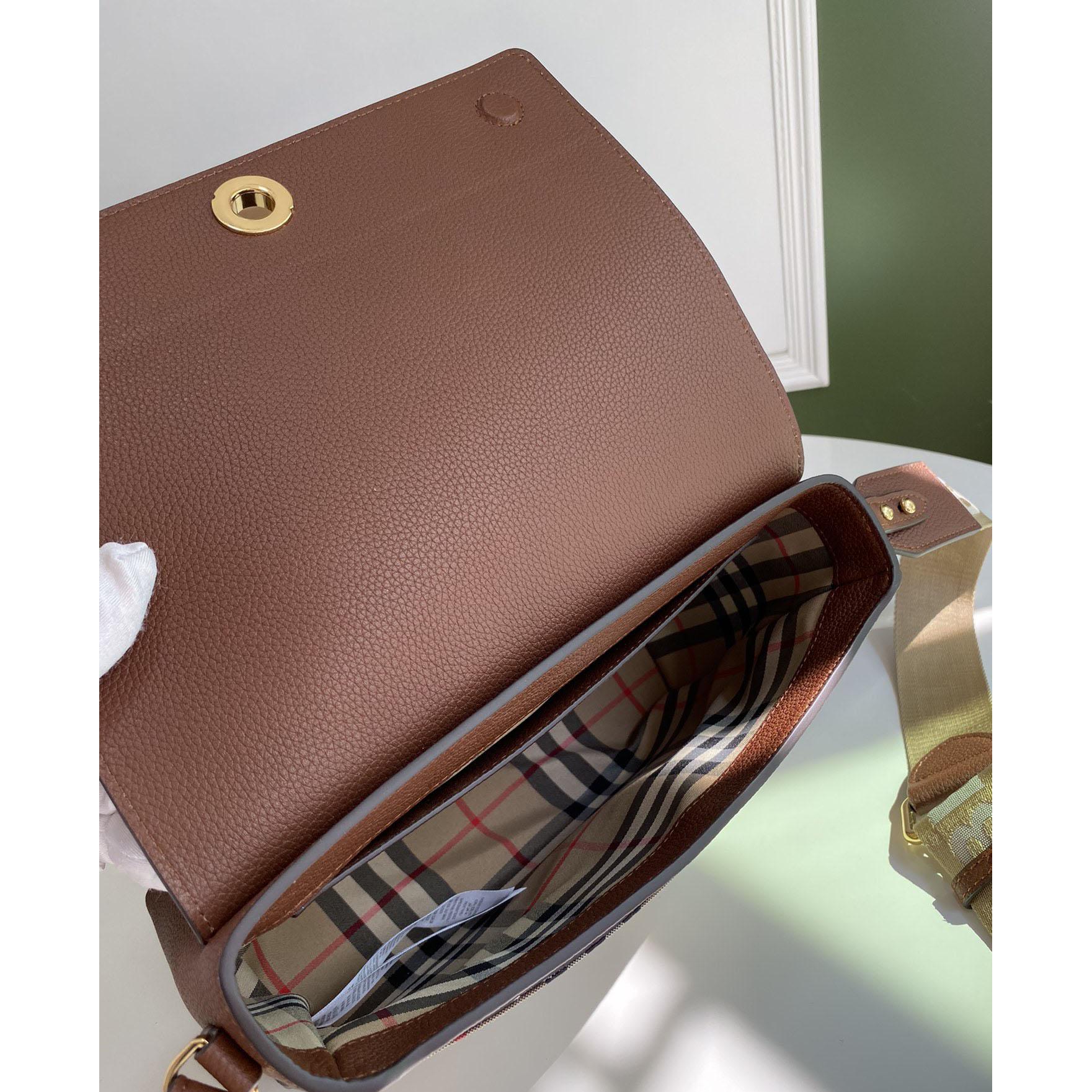 Burberry Umhängetasche mit Vintage-Check und Ledernote (25–18–8,5 cm) - EUR FASHION