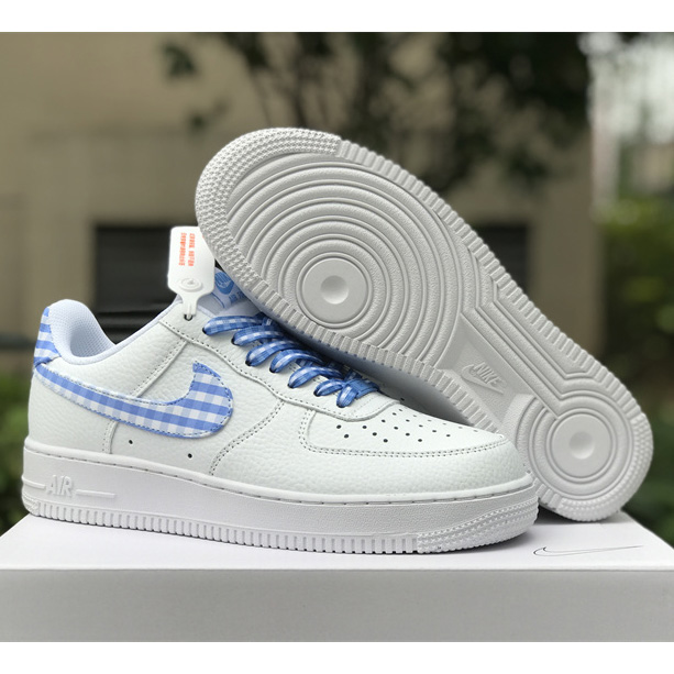 Nike Air Force 1 Low „Blue Gingham“ Sneaker DZ2784-100 - EUR FASHION