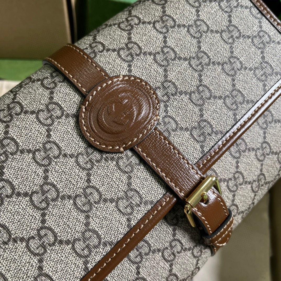 Gucci GG Messenger Bag mit ineinandergreifendem G (25,4–17–7,8 cm) - EUR FASHION