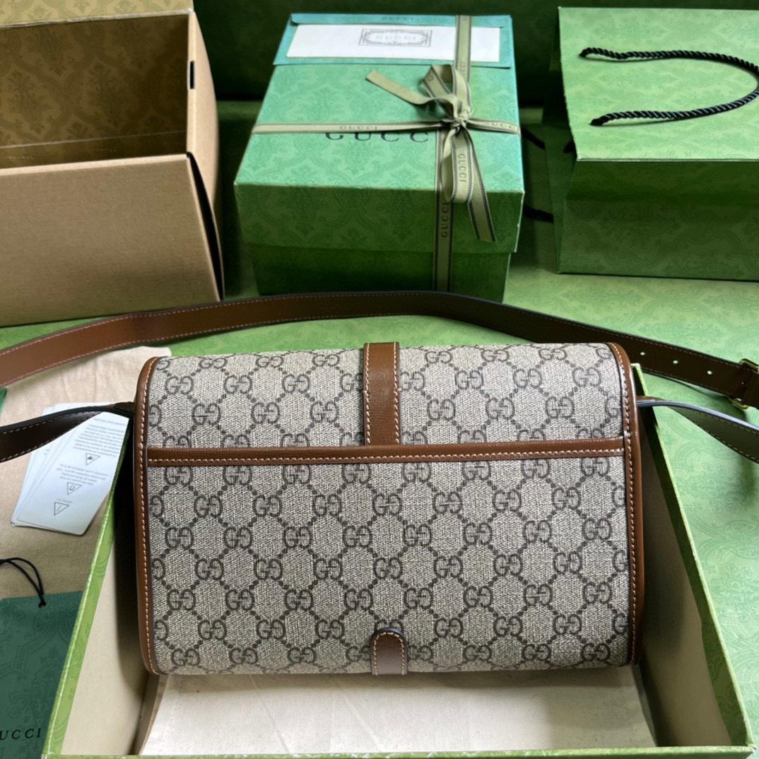 Gucci GG Messenger Bag mit ineinandergreifendem G (25,4–17–7,8 cm) - EUR FASHION