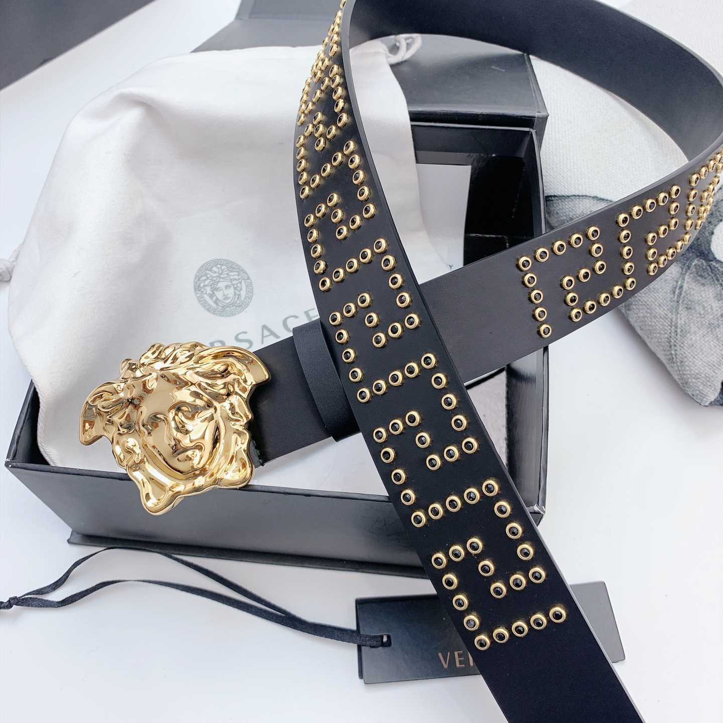 Versace Medusa Ledergürtel 40 mm - EUR FASHION