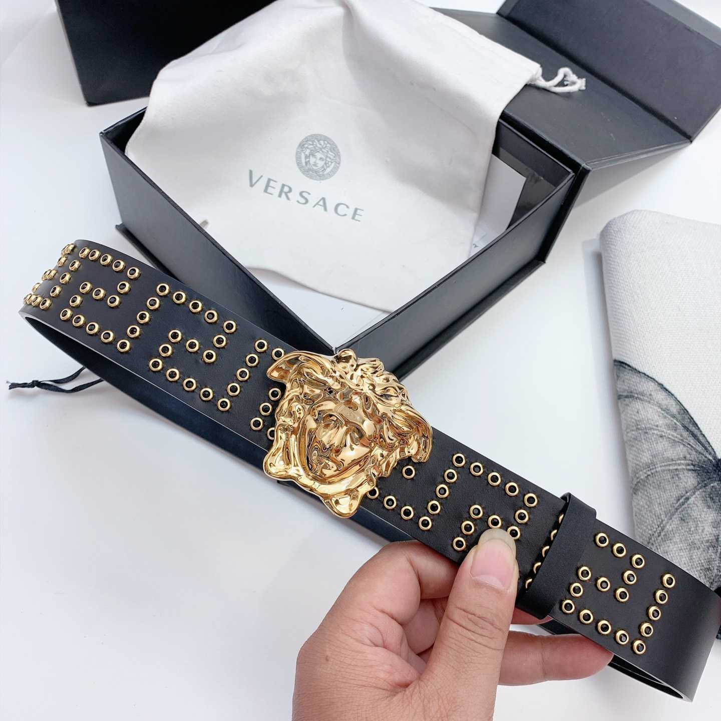 Versace Medusa Ledergürtel 40 mm - EUR FASHION